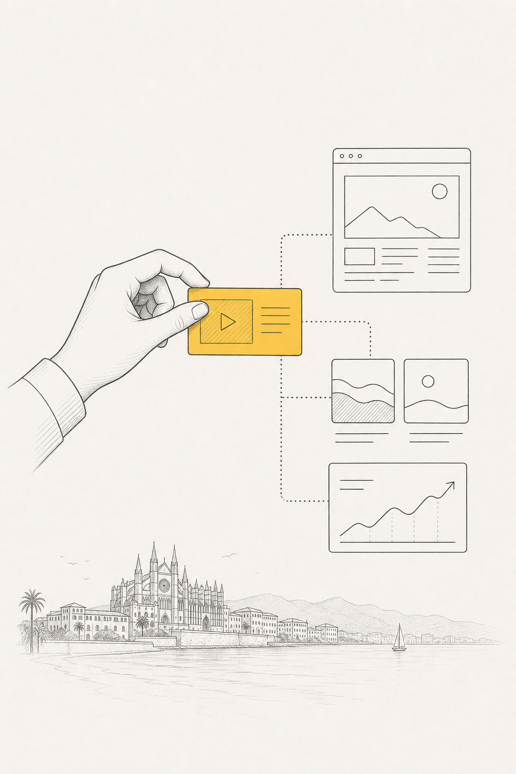 Planificación de una estrategia de vídeo marketing para un negocio de Mallorca